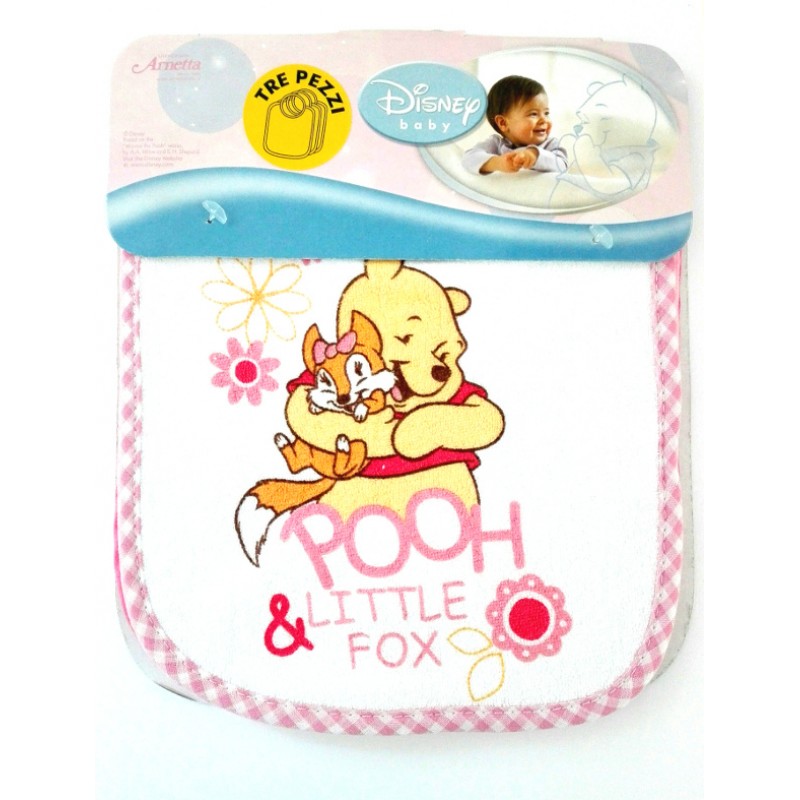 Disney - Set of 3 Baby Bibs - Winnie the Pooh